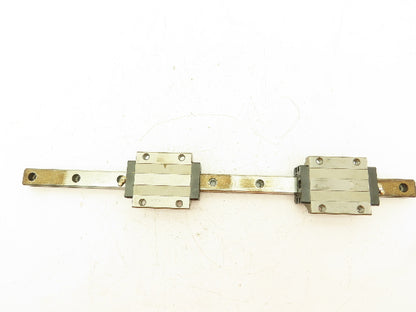 THK SHS25 Linear Guide Rail Caged Ball Bearing 2-Block Unit 20"