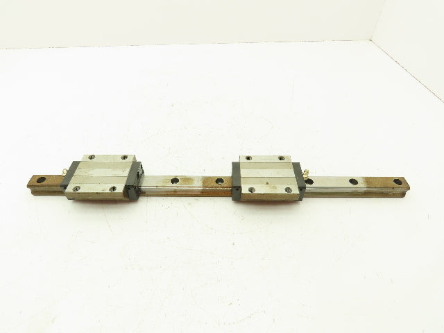 THK SHS25 Linear Guide Rail Caged Ball Bearing 2-Block Unit 20"