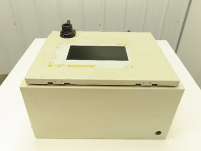 SCE 72-2349-10 Electrical Enclosure 20x16x10" Disconnect Hinged Door Backplate