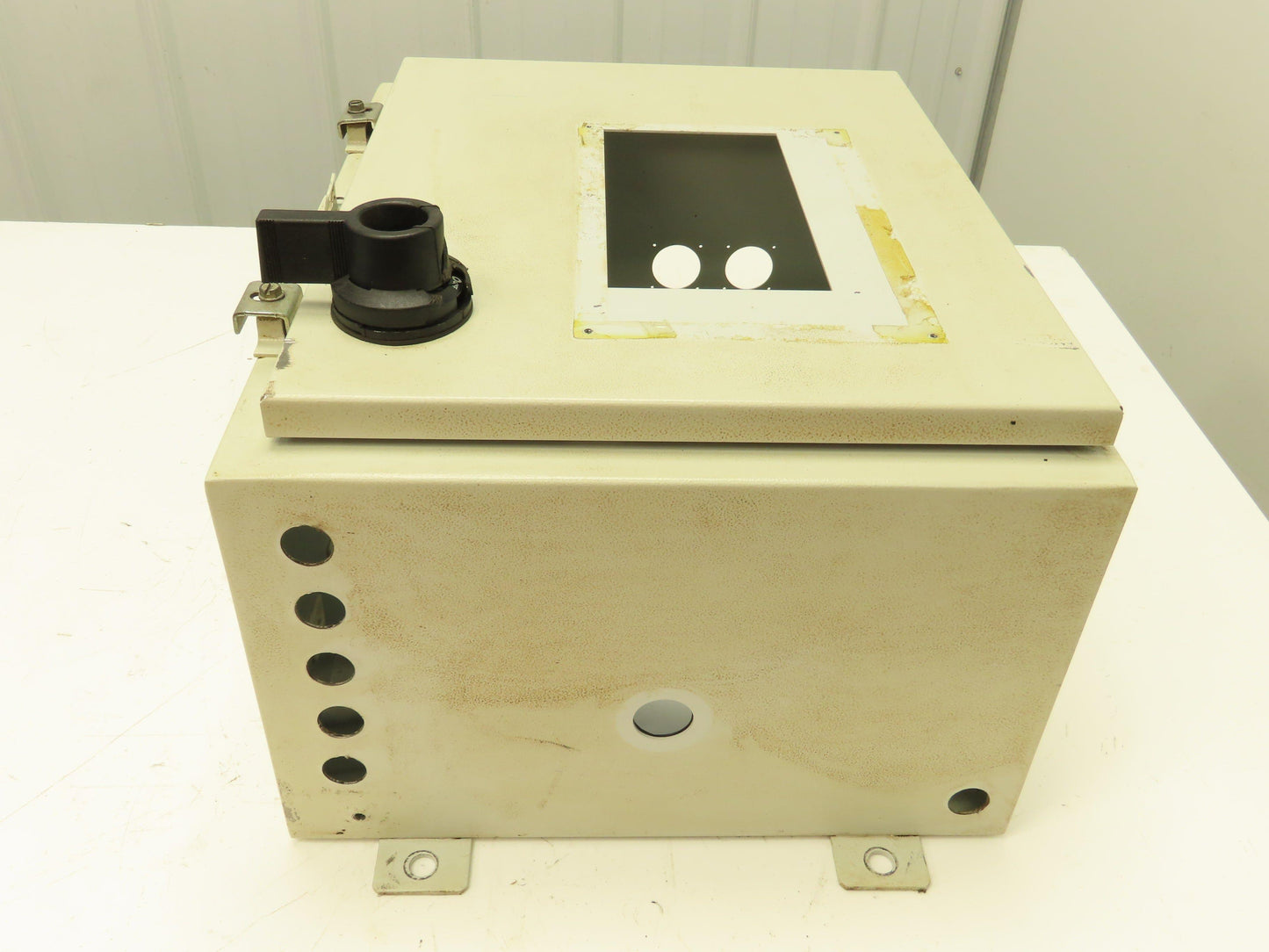 SCE 72-2349-10 Electrical Enclosure 20x16x10" Disconnect Hinged Door Backplate