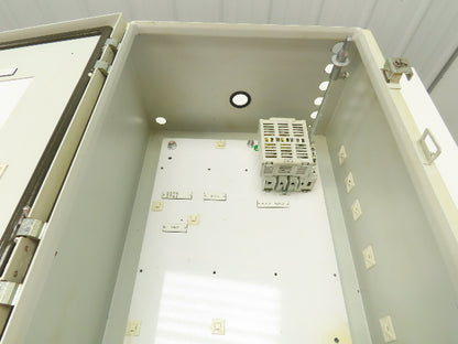 SCE 72-2349-10 Electrical Enclosure 20x16x10" Disconnect Hinged Door Backplate