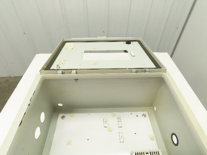 SCE 72-2349-10 Electrical Enclosure 20x16x10" Disconnect Hinged Door Backplate