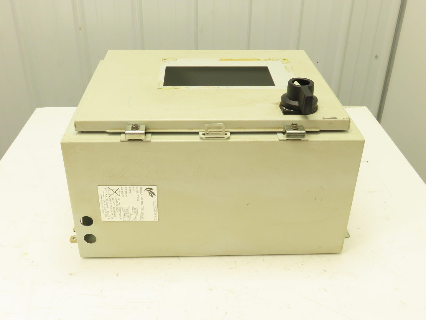 SCE 72-2349-10 Electrical Enclosure 20x16x10" Disconnect Hinged Door Backplate