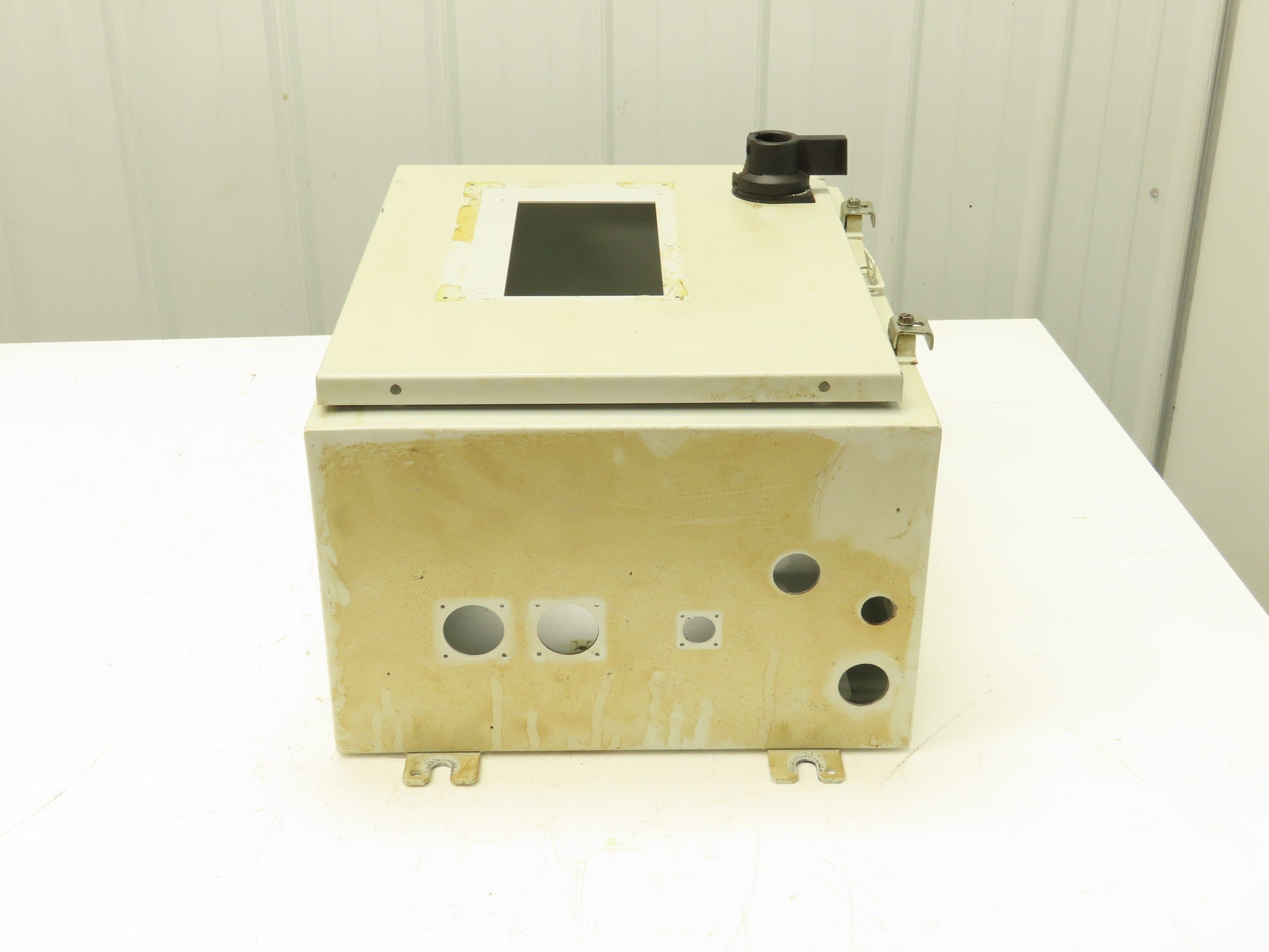 SCE 72-2349-10 Electrical Enclosure 20x16x10" Disconnect Hinged Door Backplate