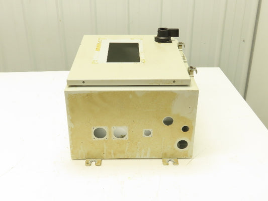 SCE 72-2349-10 Electrical Enclosure 20x16x10" Disconnect Hinged Door Backplate