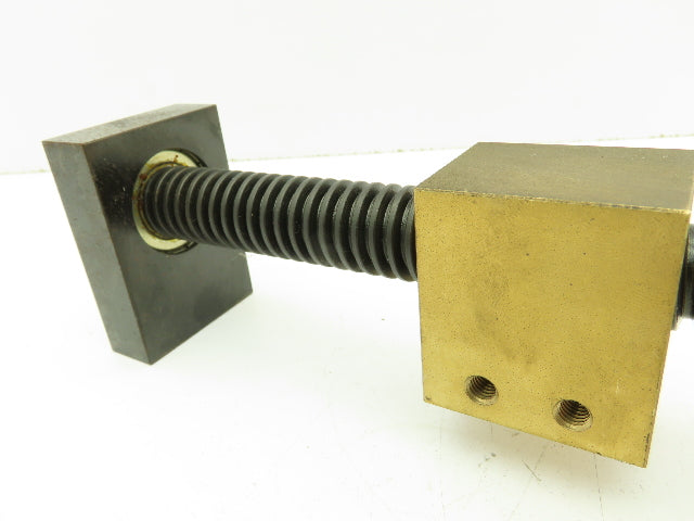Manual Handwheel Linear Guide Bearing Block Ball Screw 20mm Dia 4mm Lead 20"L