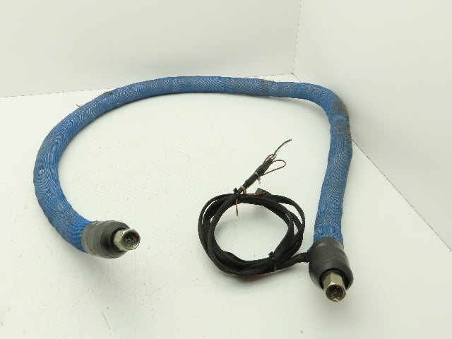 Flexible Heated Hose High Pressure Stainless JIC 1/2-8 Flare Female 120VAC