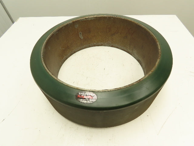 Thombert 20x7x16" Green Poly Press-On Forklift Tire 10880A0