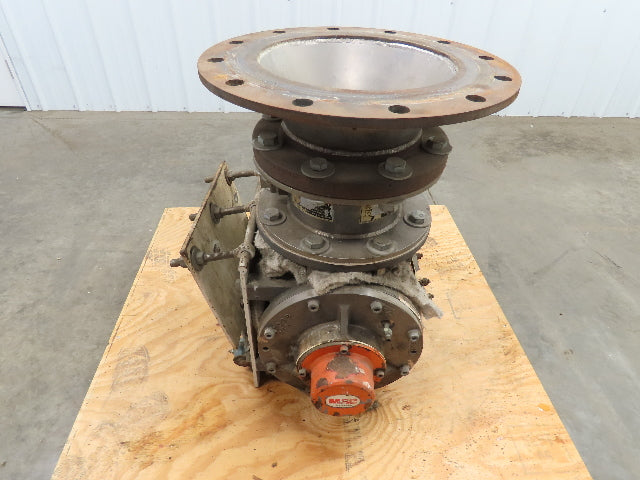 Mac Equipment Rotary Airlock Feeder Valve 8x12" Round Flange