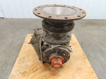 Mac Equipment Rotary Airlock Feeder Valve 8x12" Round Flange
