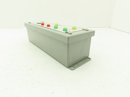 Hammond Manufacturing Push Button Electric Enclosure 10x3x3" LED Circuit Board