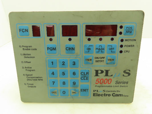 Electro Cam Plus PS-5101-10-016 Programmable Limit Switch 5000 Series