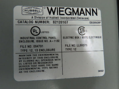 Electro Cam Plus PS-5101-10-016 Programmable Limit Switch I/O Module Enclosure