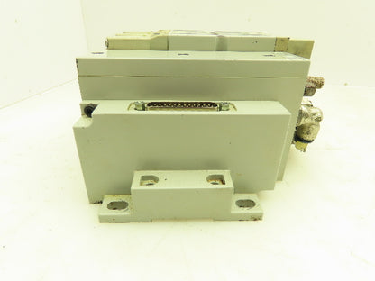 Numatics 2012 Series 123BB4Z2MN00061 Solenoid Valve Bank 4-Station Manifold 24V
