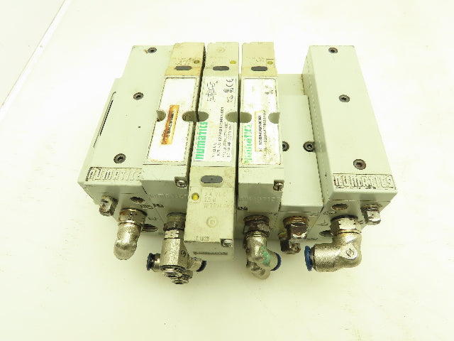 Numatics 2012 Series Solenoid Valve Bank 4-Station Manifold 24VDC