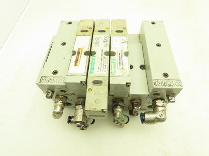 Numatics 2012 Series Solenoid Valve Bank 4-Station Manifold 24VDC