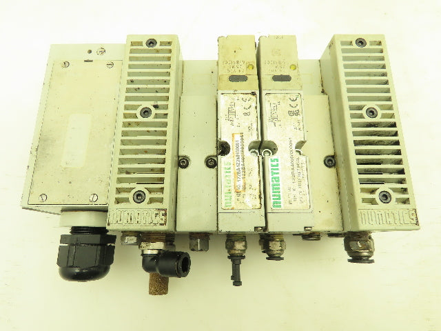 Numatics 2012 Series Pneumatic Solenoid Valve 4-Station Manifold 24VDC