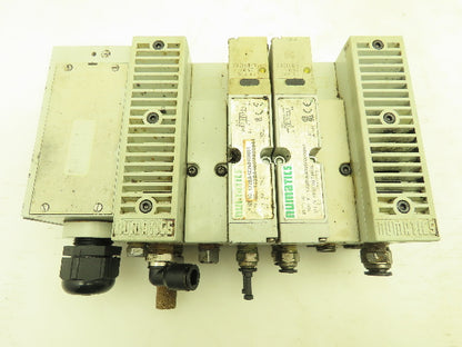Numatics 2012 Series Pneumatic Solenoid Valve 4-Station Manifold 24VDC