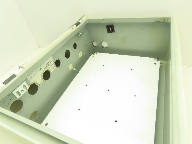 Hoffman Concept 16x12x6" Electrical Enclosure Steel Backpanel JIC Box NEMA 12