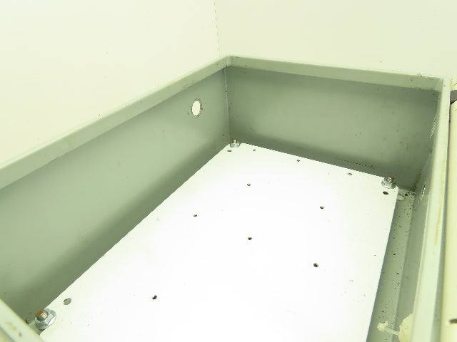 Hoffman Concept 16x12x6" Electrical Enclosure Steel Backpanel JIC Box NEMA 12