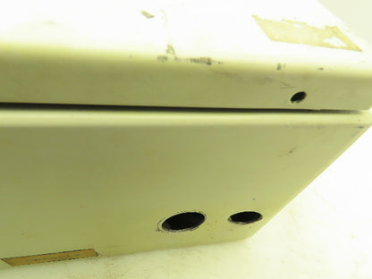 Hoffman Concept 16x12x6" Electrical Enclosure Steel Backpanel JIC Box NEMA 12