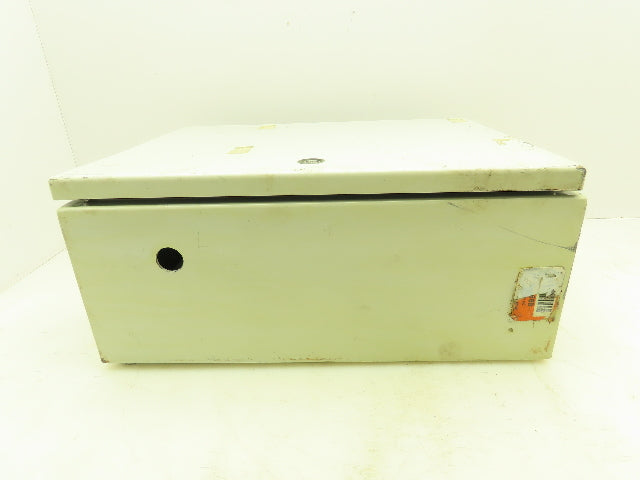 Hoffman Concept 16x12x6" Electrical Enclosure Steel Backpanel JIC Box NEMA 12