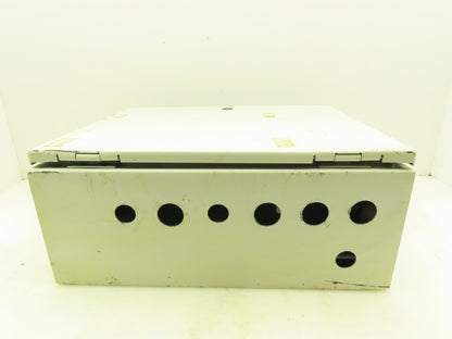 Hoffman Concept 16x12x6" Electrical Enclosure Steel Backpanel JIC Box NEMA 12