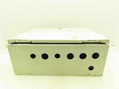 Hoffman Concept 16x12x6" Electrical Enclosure Steel Backpanel JIC Box NEMA 12