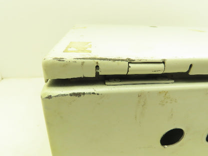 Hoffman Concept 16x12x6" Electrical Enclosure Steel Backpanel JIC Box NEMA 12