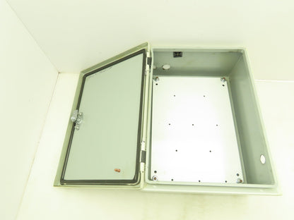 Hoffman Concept 16x12x6" Electrical Enclosure Steel Backpanel JIC Box NEMA 12