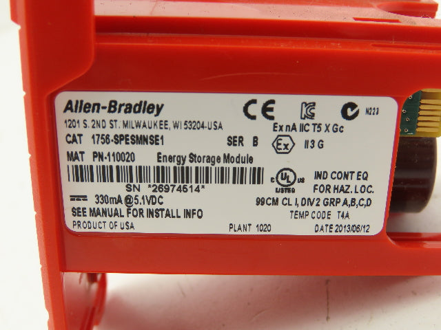 Allen Bradley 1756-SPESMNSE1 GuardLogix SP Energy Storage Module