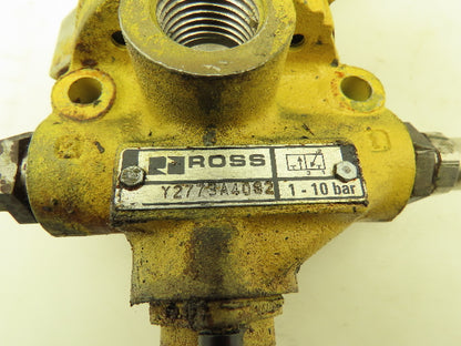 Ross Y2773A4082 Pneumatic Solenoid LOX Lock-Out Control Valve 3/2-Pos 120V 1/2"