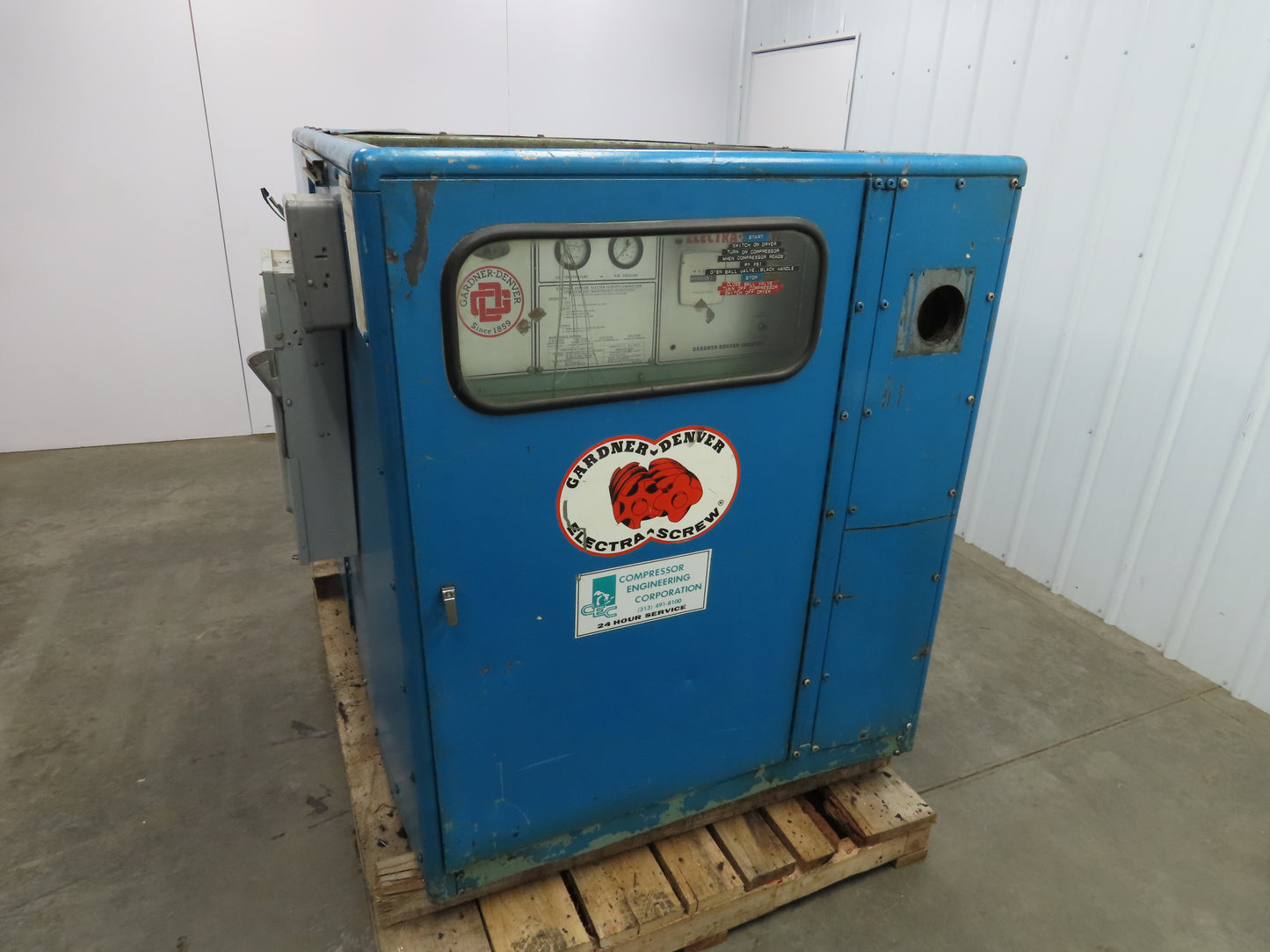 Gardner Denver ESHAE Electra Screw Rotary Screw Air Compressor 40HP 3Ph 230/460V