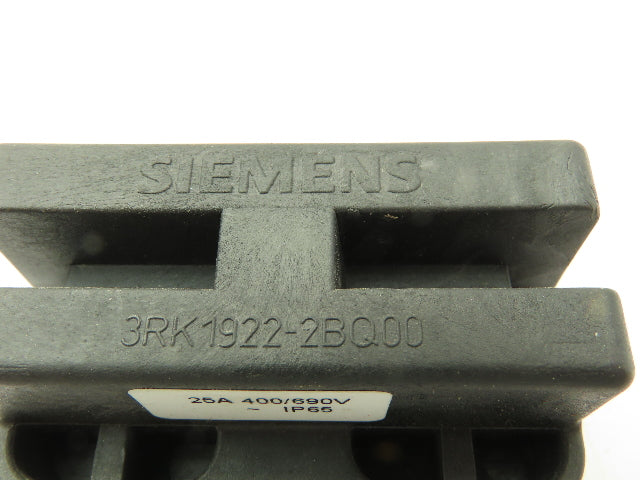 Siemens 3RK1922-2BQ00 Power Jumper 25A 400/690V IP65 Lot of 9