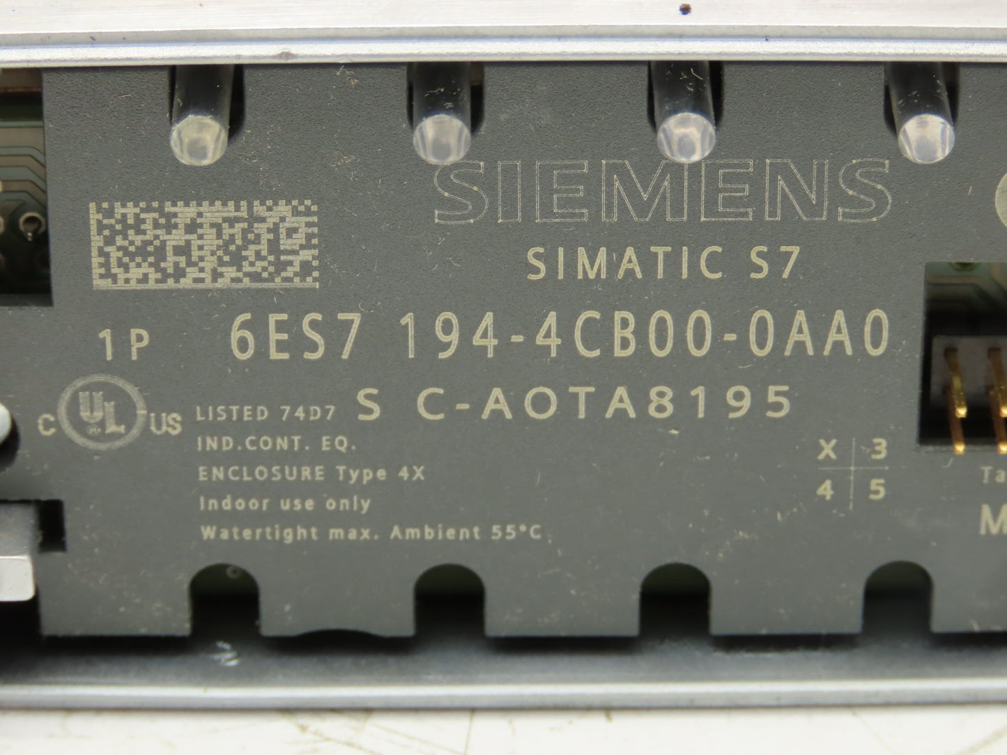 Siemens 6ES7 194-4CB00-0AA0 Simatic S7 Connection Module Electronic Lot of 3