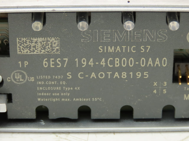 Siemens 6ES7 194-4CB00-0AA0 Simatic S7 Connection Module Electronic Lot of 3