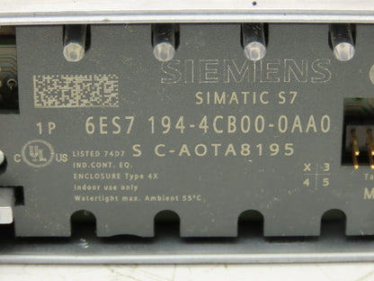 Siemens 6ES7 194-4CB00-0AA0 Simatic S7 Connection Module Electronic Lot of 3