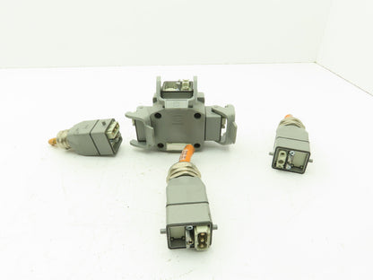 Harting 09140033002 Heavy Duty Power Connector T Splitter IP67 40A 500V