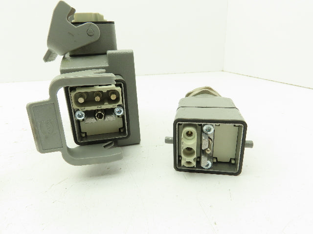 Harting 09140033002 Heavy Duty Power Connector T Splitter IP67 40A 500V