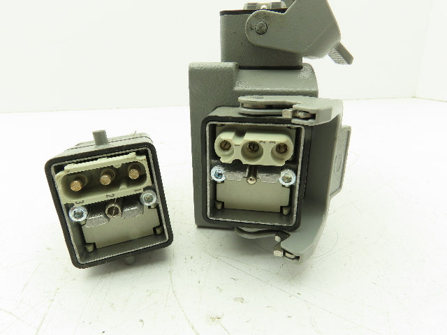 Harting 09140033002 Heavy Duty Power Connector T Splitter IP67 40A 500V