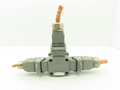 Harting 09140033002 Heavy Duty Power Connector T Splitter IP67 40A 500V