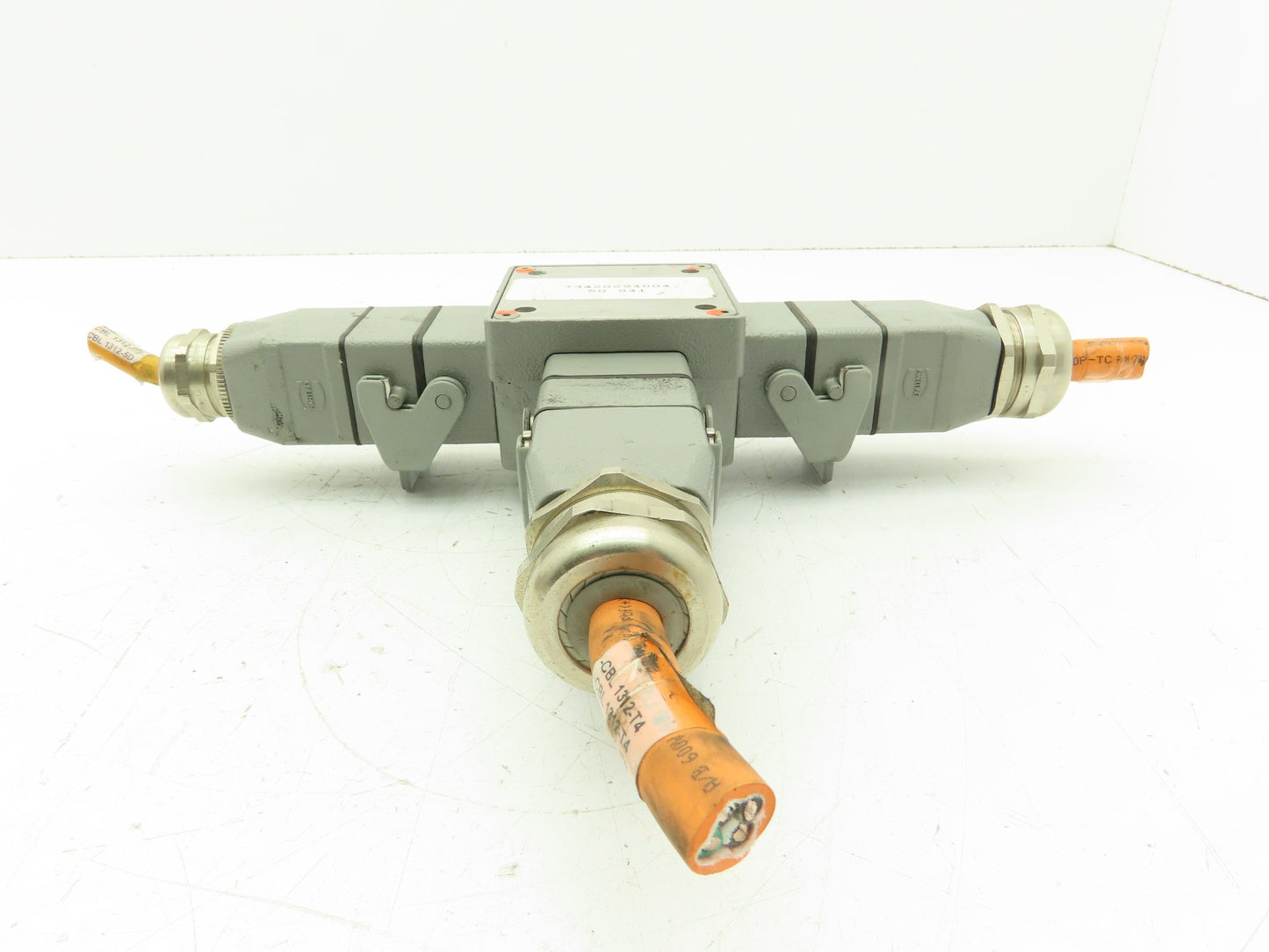 Harting 09140033002 Heavy Duty Power Connector T Splitter IP67 40A 500V