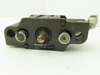 Rexroth 3842311949 Pneumatic Air Actuator Block 1/2" Shaft 1" Stroke
