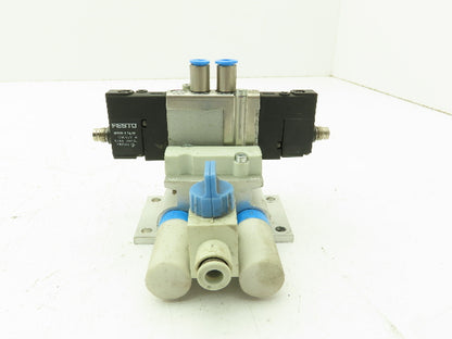Festo CPE10-M1CH-5 Solenoid Spool Valve Pneumatic 5/3 Double Acting 24VDC Coil