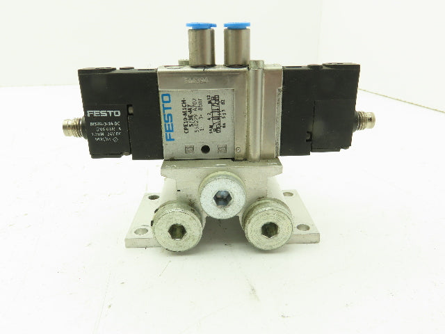 Festo CPE10-M1CH-5 Solenoid Spool Valve Pneumatic 5/3 Double Acting 24VDC Coil