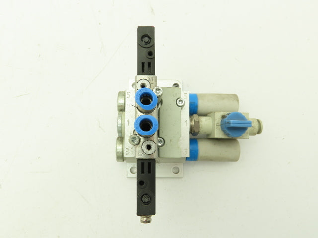 Festo CPE10-M1CH-5 Solenoid Spool Valve Pneumatic 5/3 Double Acting 24VDC Coil