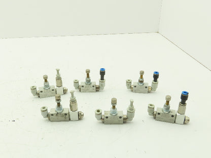 Rexroth 0821200008 Pneumatic Air Flow Control Needle Valve 1/8-2 BSPP  Lot of 6