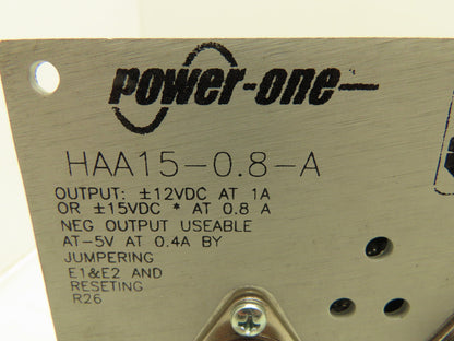 Power One HAA15-0.8-A  DC Power Supply 12-15V Output