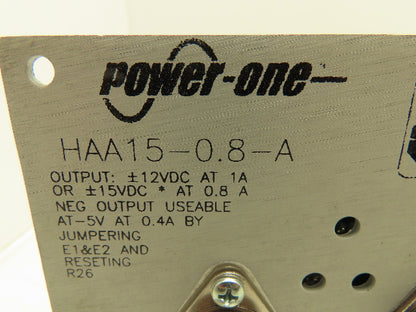 Power One HAA15-0.8-A  DC Power Supply 12-15V Output