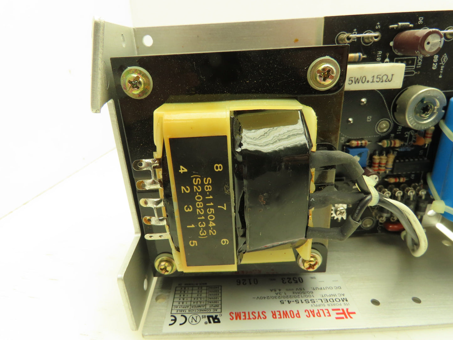 Elpac SS15-4.5  DC Power Supply 15V 4.5A Output